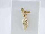 14K Yellow Gold Posh Mommy® Angel Wing Charm/Pendant