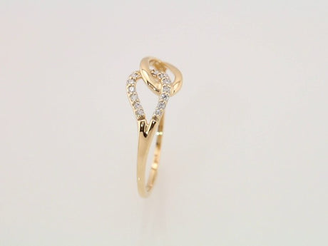14K Yellow .08 CTW Natural Diamond Ring