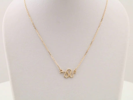 14K Yellow Snake 16-18" Necklace