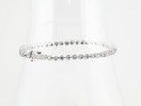 14K White Gold 2 CTW Natural Diamond Line 7 1/4" Bracelet