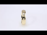 14K Yellow Gold 6 mm Infinity-Inspired Comfort-Fit Half Round Band Size 10