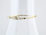 14K Yellow Gold 1/8 CTW Natural Diamond 7" Bracelet