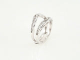 14K White Ring Guard