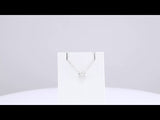 14K White 1/2 CTW Natural Diamond Solitaire 16" Necklace