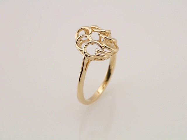 14K Yellow Freeform Ring