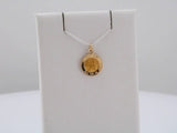 14K Yellow 22 mm Round St. Mark Medal